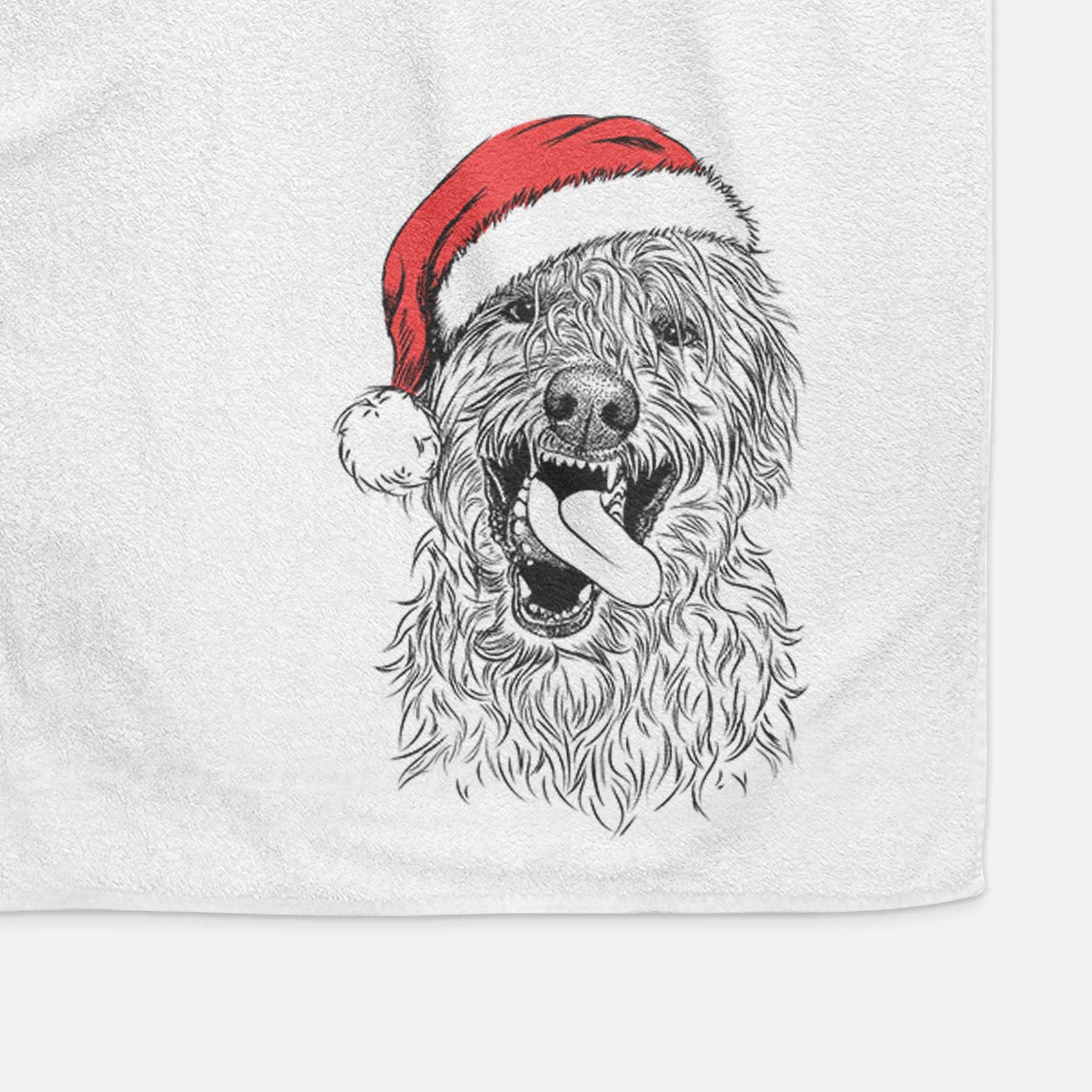 Groot the Irish Wolfhound Decorative Hand Towel