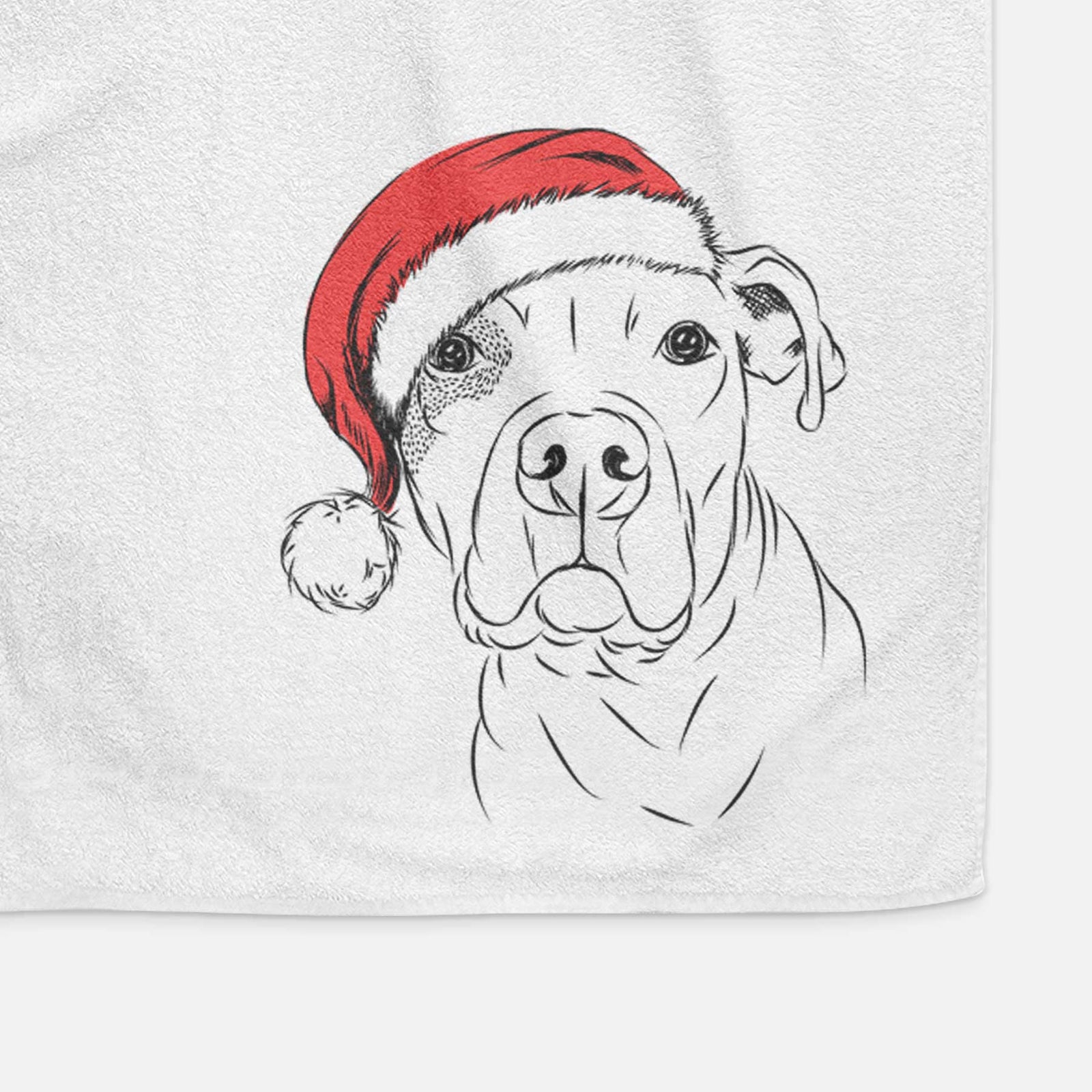 Gummy the Pitbull Decorative Hand Towel