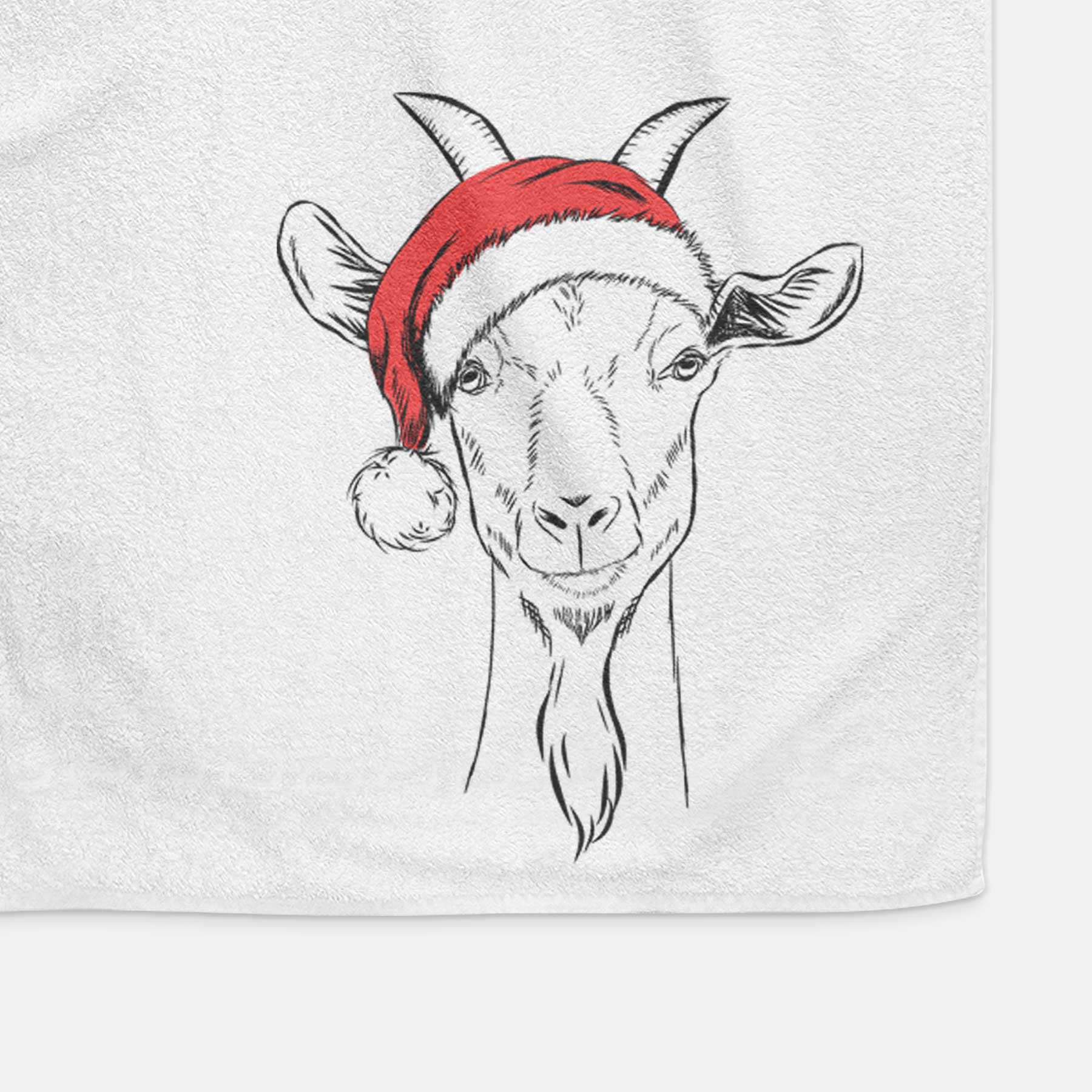Gunnar the Goat Decorative Hand Towel