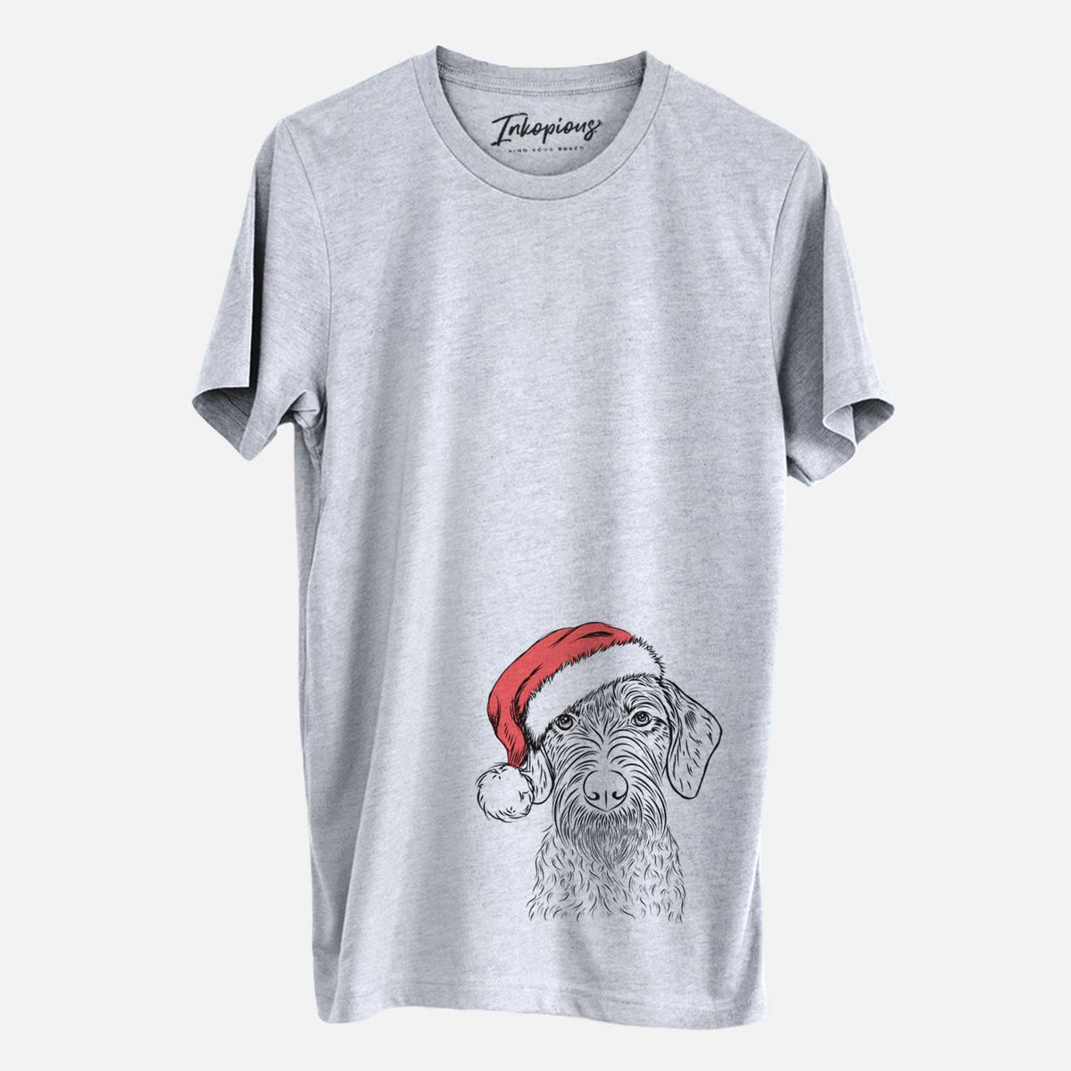 Santa Gus the German Wirehaired Pointer - Unisex Crewneck