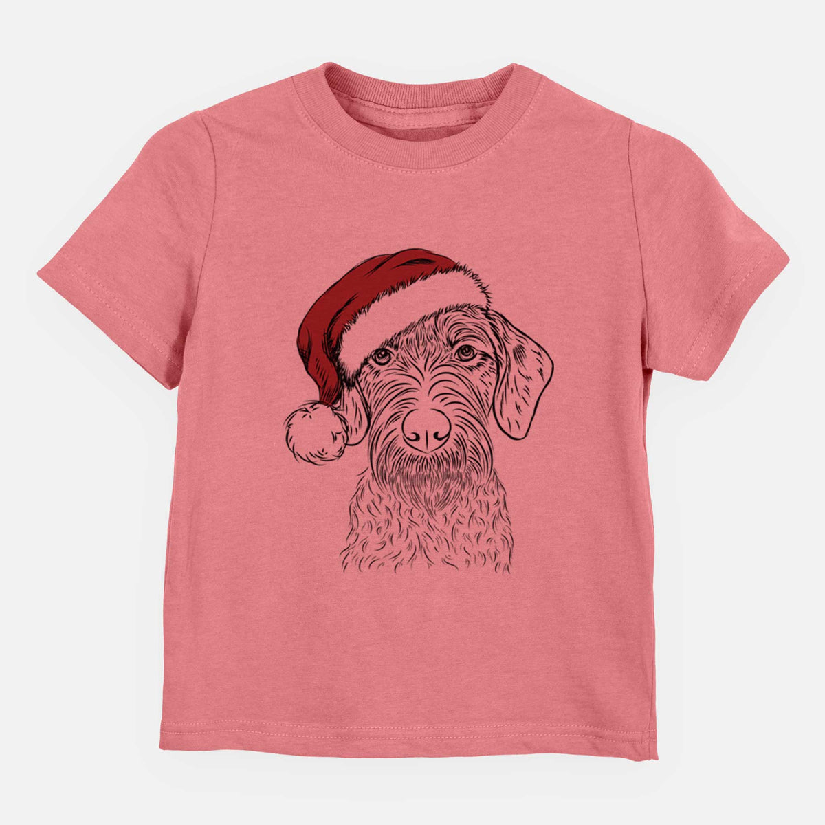 Santa Gus the German Wirehaired Pointer - Kids/Youth/Toddler Shirt