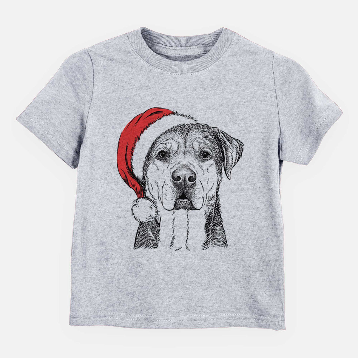 Santa Gus the Rottweiler Mix - Kids/Youth/Toddler Shirt