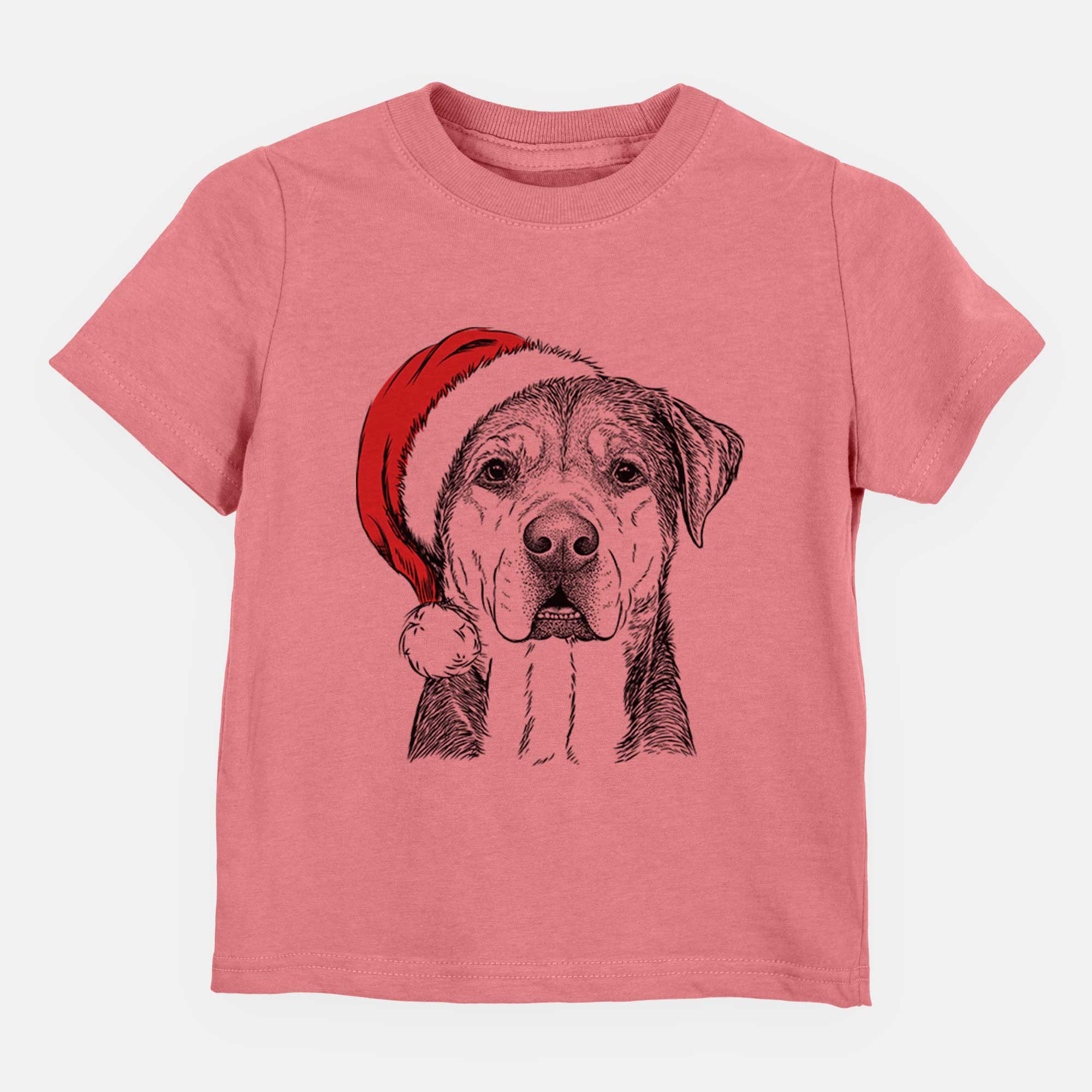 Santa Gus the Rottweiler Mix - Kids/Youth/Toddler Shirt