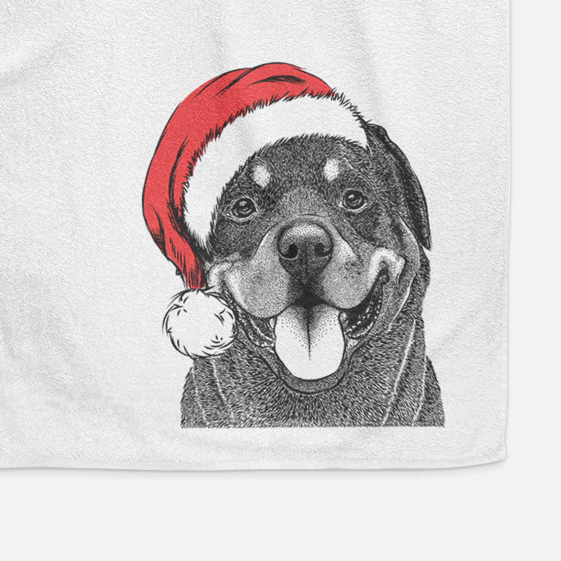 Hagan the Rottweiler Decorative Hand Towel