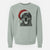 Santa Hagan the Rottweiler - Unisex Pigment Dyed Crew Sweatshirt