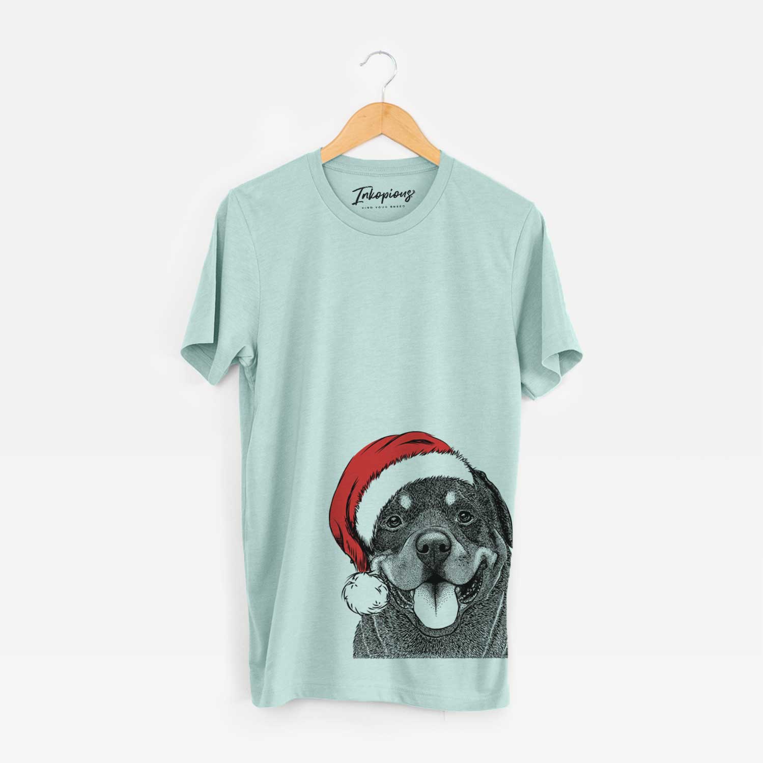 Santa Hagan the Rottweiler - Unisex Crewneck