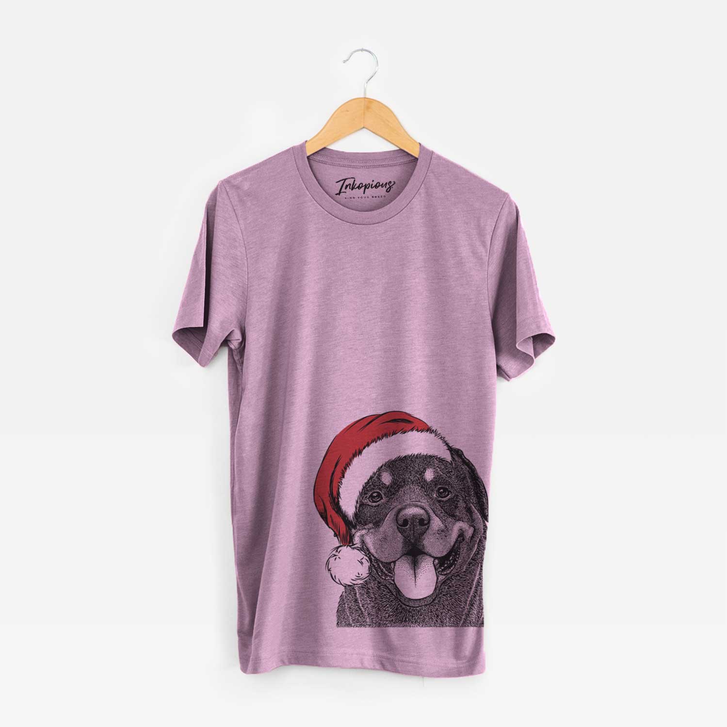 Santa Hagan the Rottweiler - Unisex Crewneck