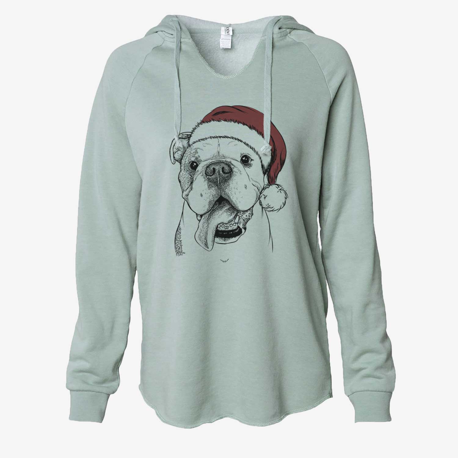 Hank the English Bulldog - Cali Wave Hooded Sweatshirt