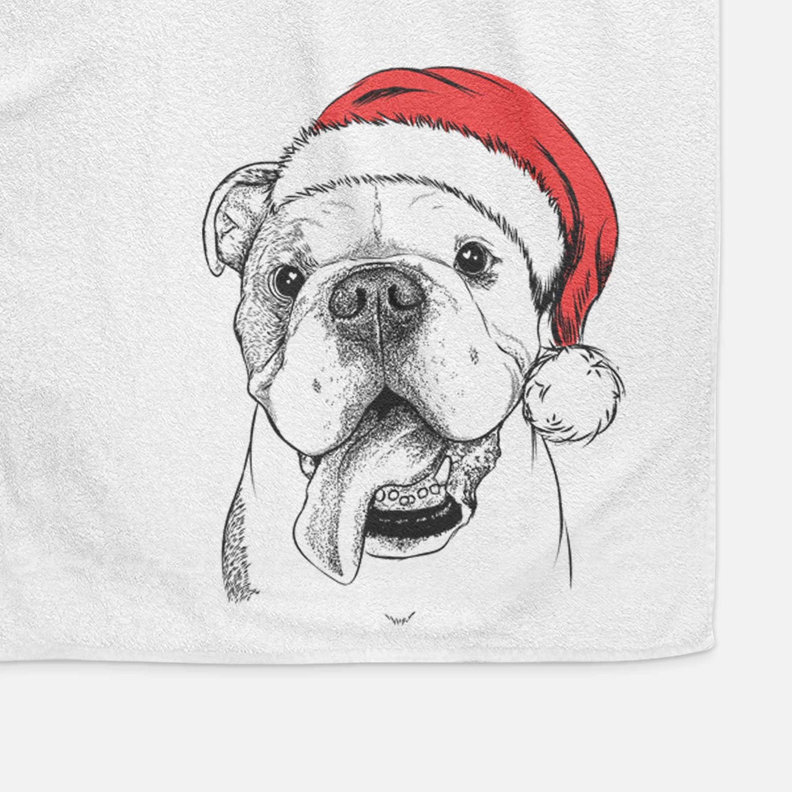 Hank the English Bulldog Decorative Hand Towel