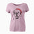 Santa Hank the English Bulldog - Women's V-neck Shirt