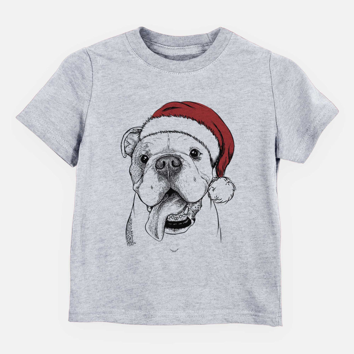 Santa Hank the English Bulldog - Kids/Youth/Toddler Shirt