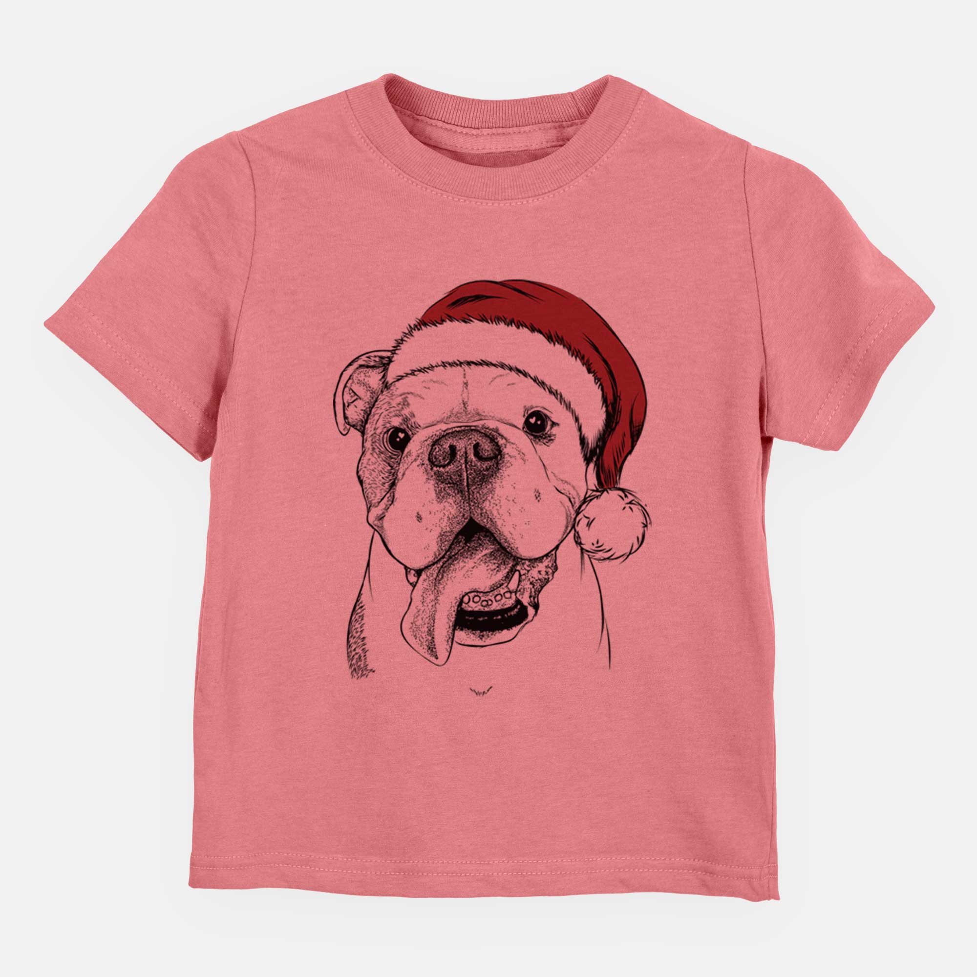 Santa Hank the English Bulldog - Kids/Youth/Toddler Shirt