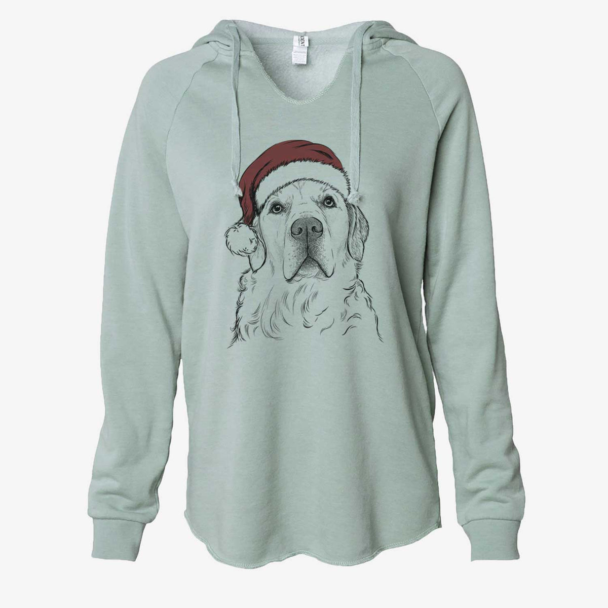 Hank the Irish Cream Golden Retriever - Cali Wave Hooded Sweatshirt