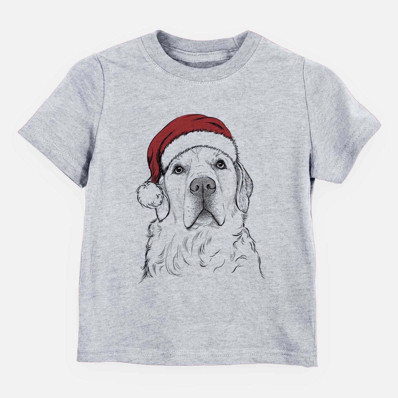 Santa Hank the Irish Cream Golden Retriever - Kids/Youth/Toddler Shirt
