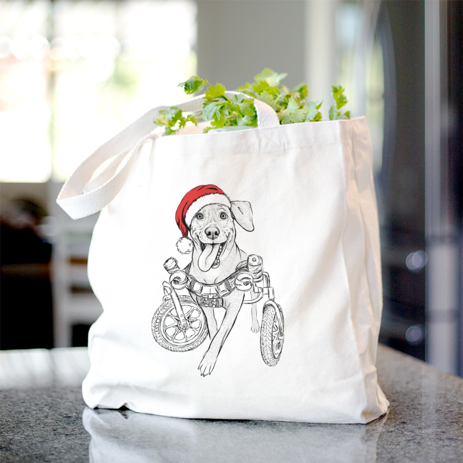 Hannah the Pitbull Mix - Tote Bag