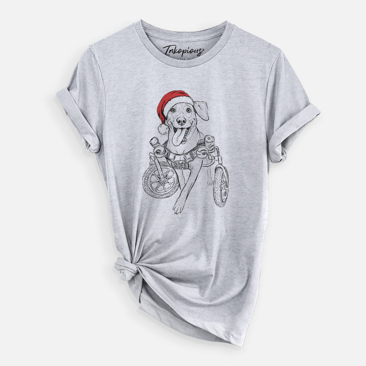 Santa Hannah the Pitbull Mix - Unisex Crewneck