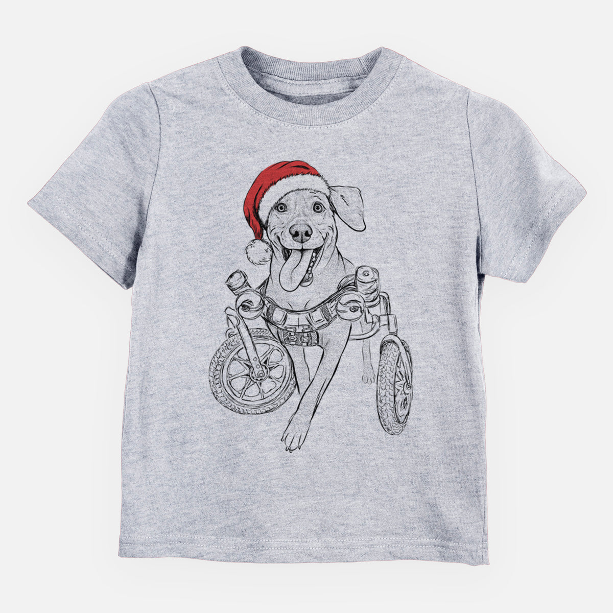 Santa Hannah the Pitbull Mix - Kids/Youth/Toddler Shirt