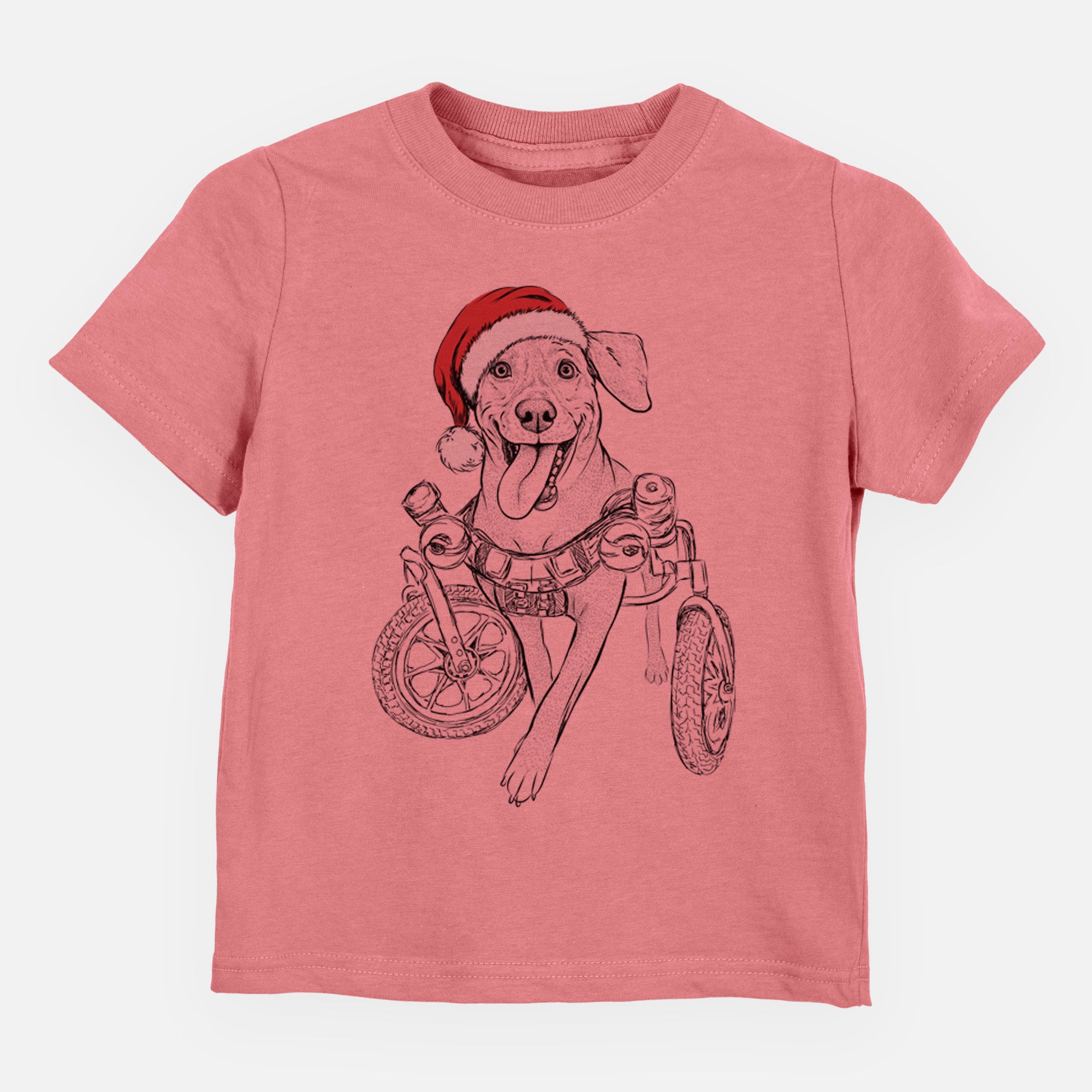 Santa Hannah the Pitbull Mix - Kids/Youth/Toddler Shirt