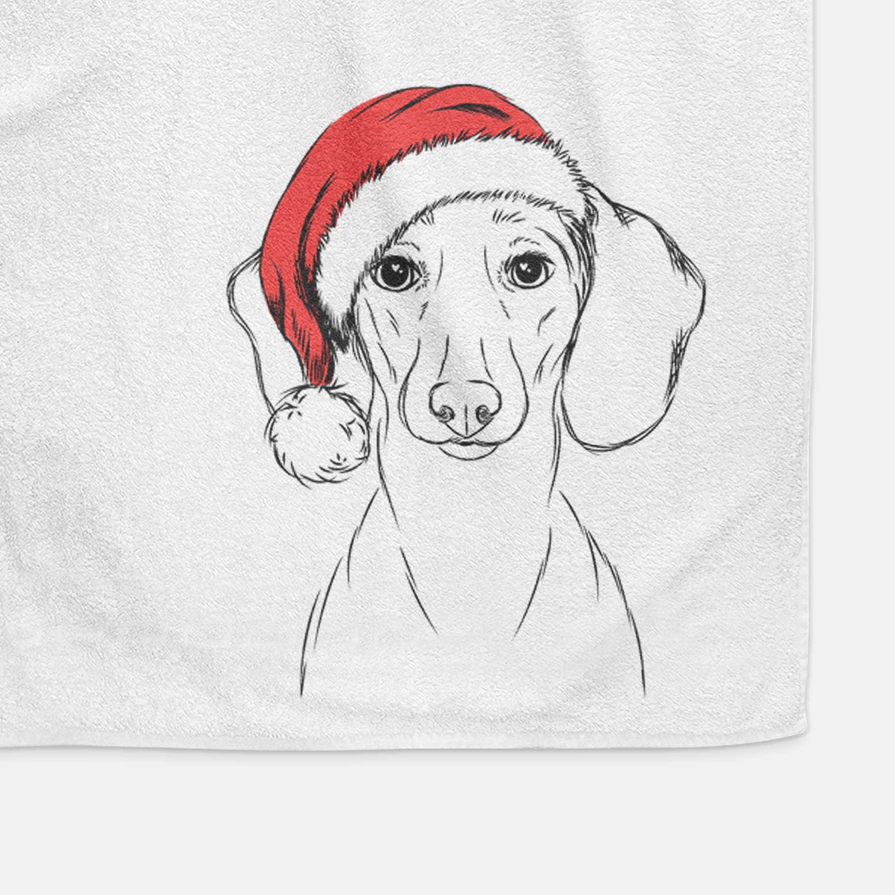 Hans the Dachshund Decorative Hand Towel