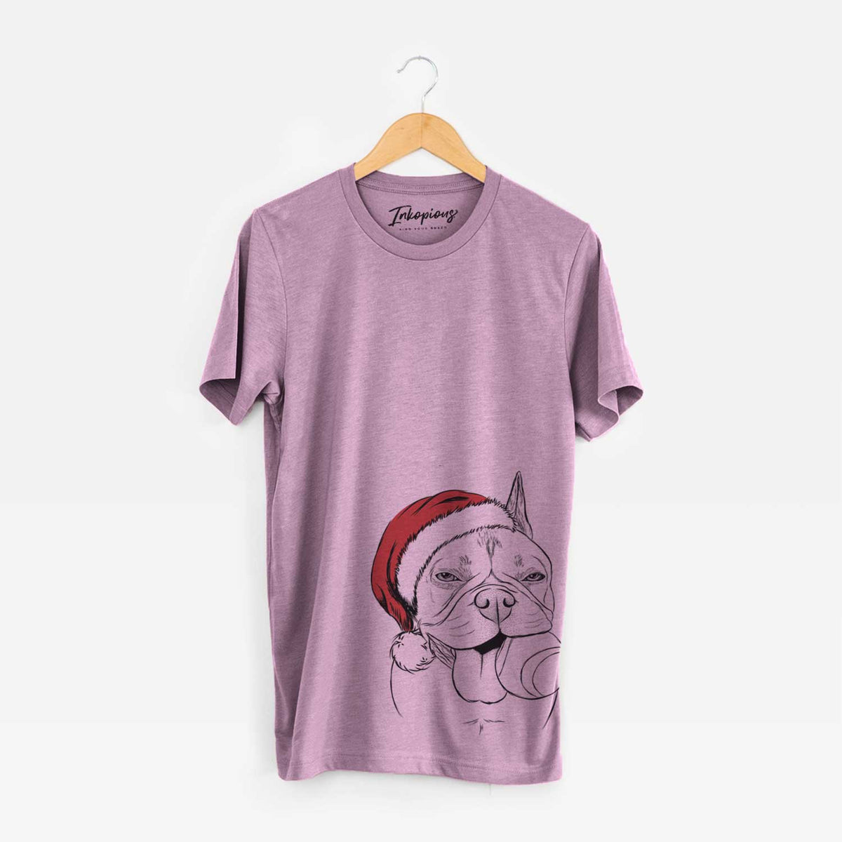 Santa Happy Franco the French Bulldog - Unisex Crewneck