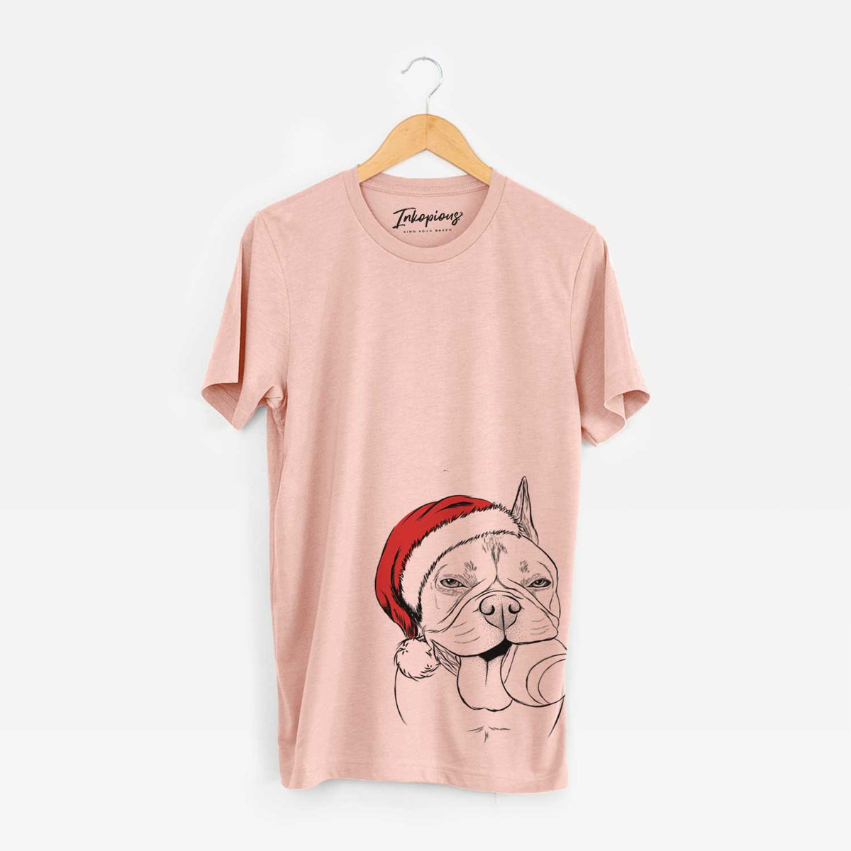 Santa Happy Franco the French Bulldog - Unisex Crewneck