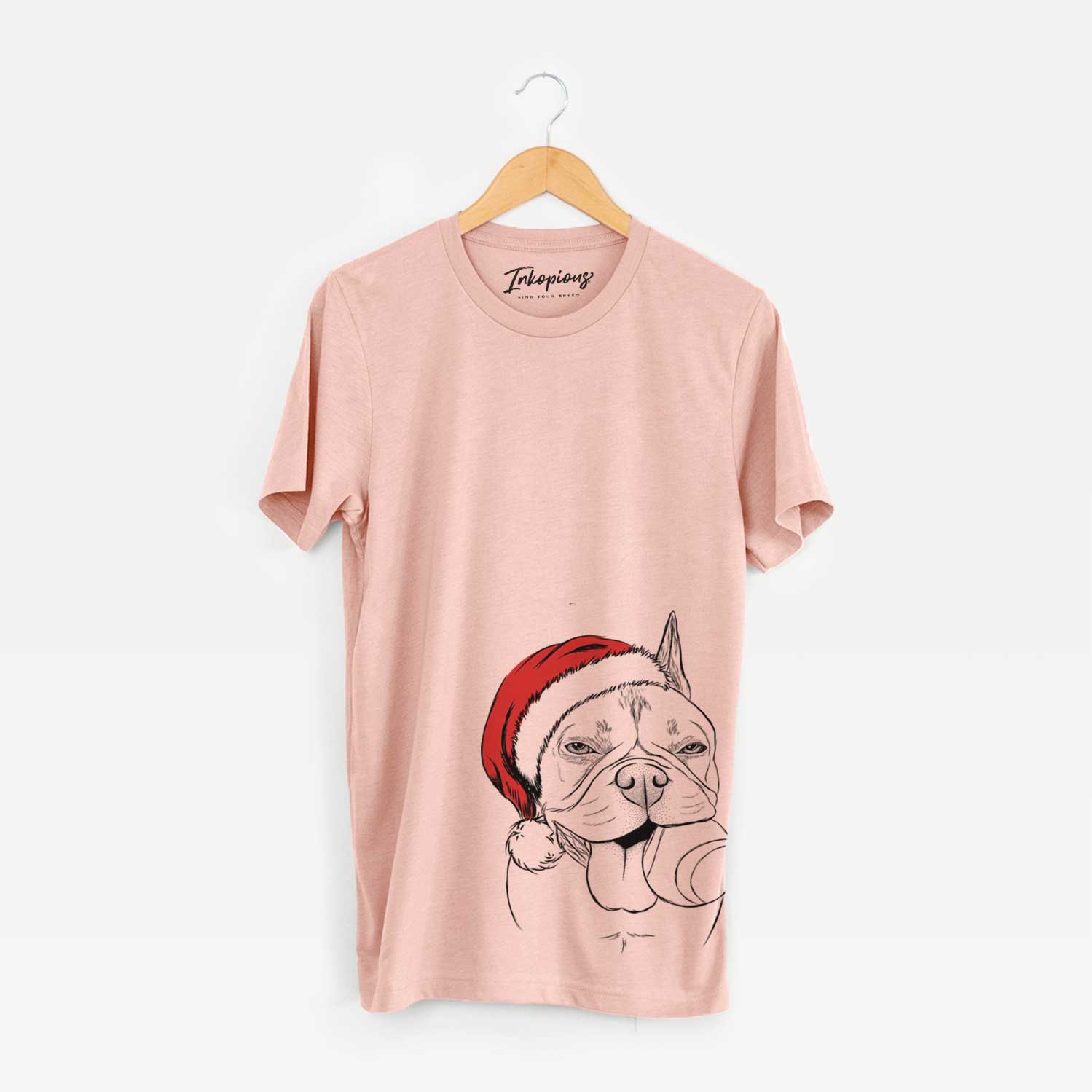 Santa Happy Franco the French Bulldog - Unisex Crewneck