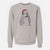 Santa Happy Henry the English Cocker Spaniel - Unisex Pigment Dyed Crew Sweatshirt