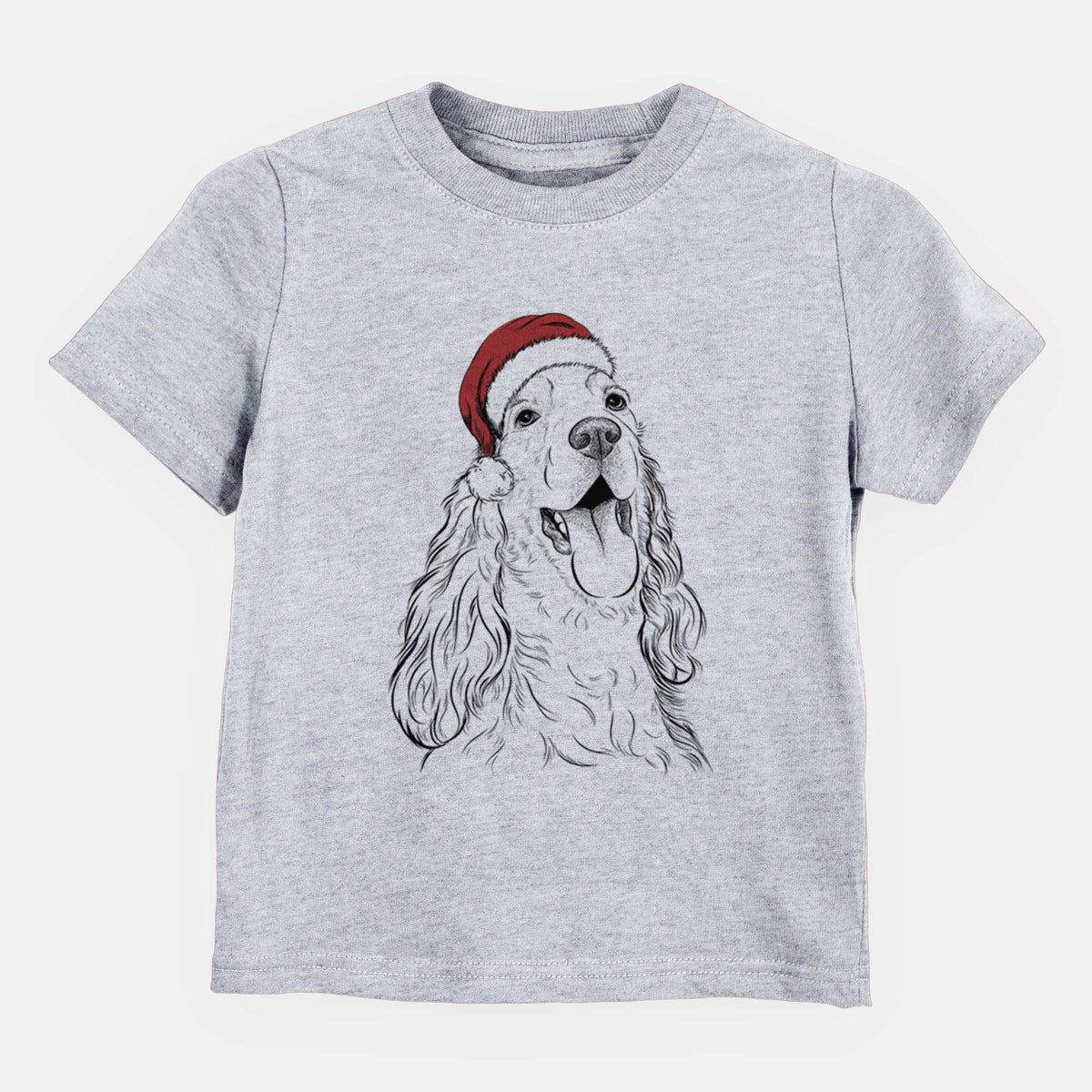Santa Happy Henry the English Cocker Spaniel - Kids/Youth/Toddler Shirt