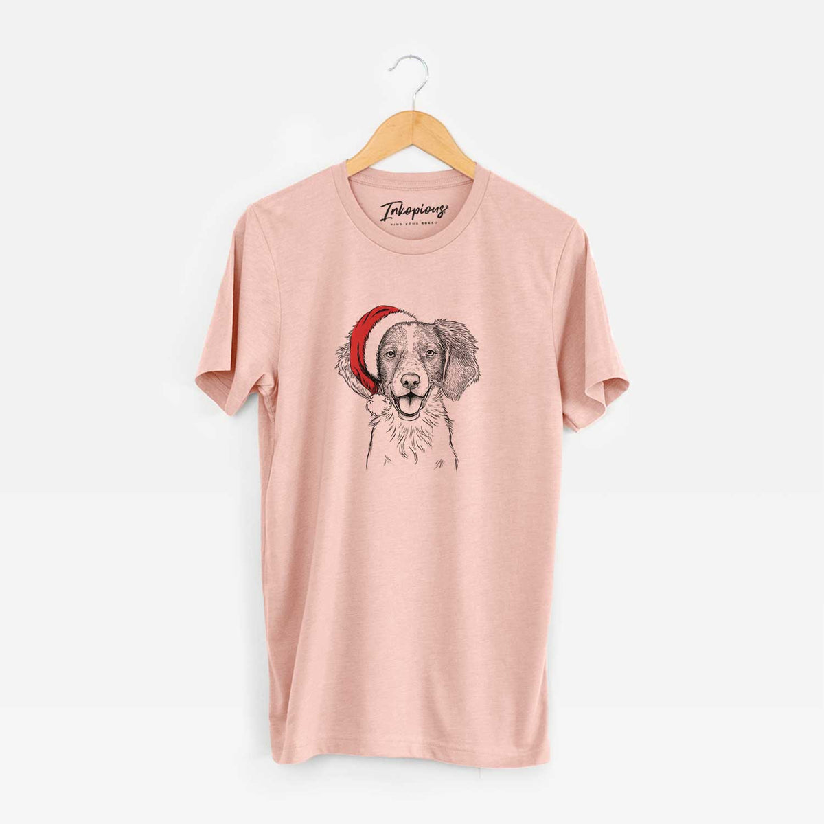 Santa Happy Holly the Brittany Spaniel - Unisex Crewneck