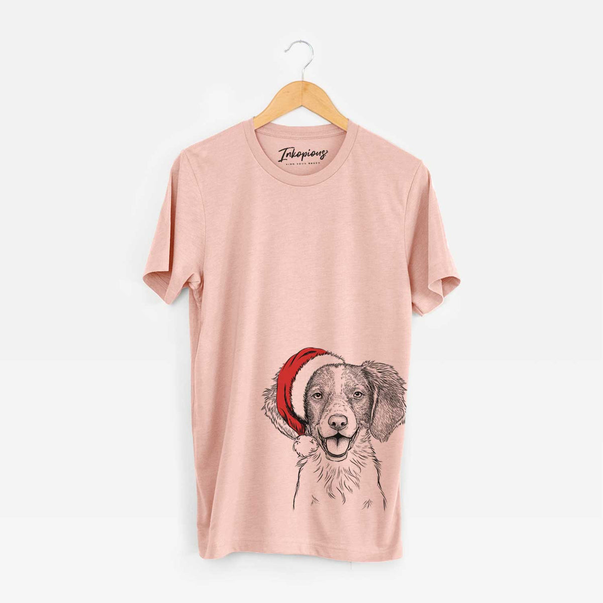 Santa Happy Holly the Brittany Spaniel - Unisex Crewneck