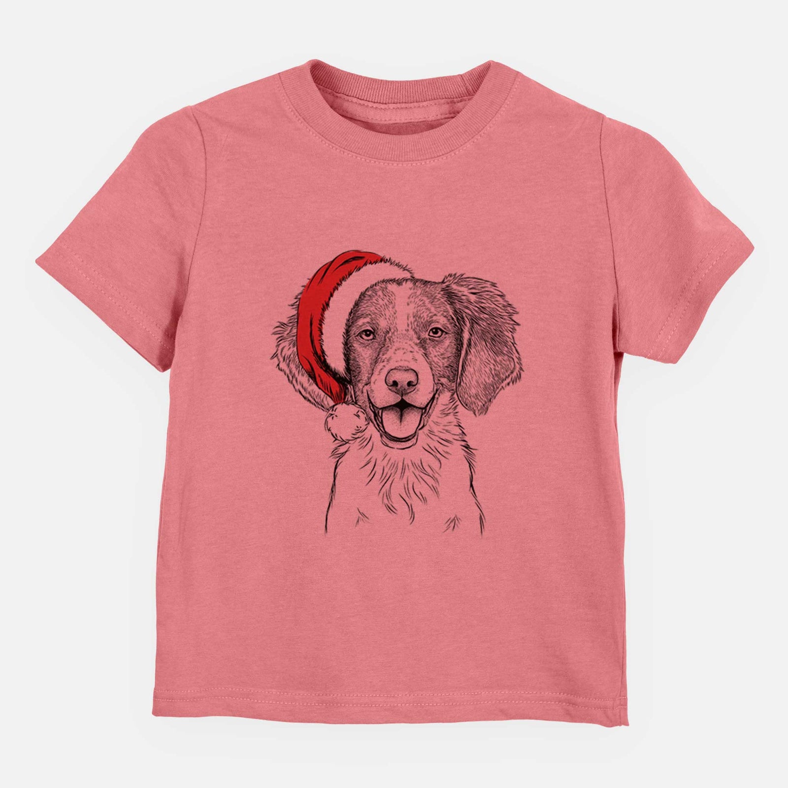 Santa Happy Holly the Brittany Spaniel - Kids/Youth/Toddler Shirt