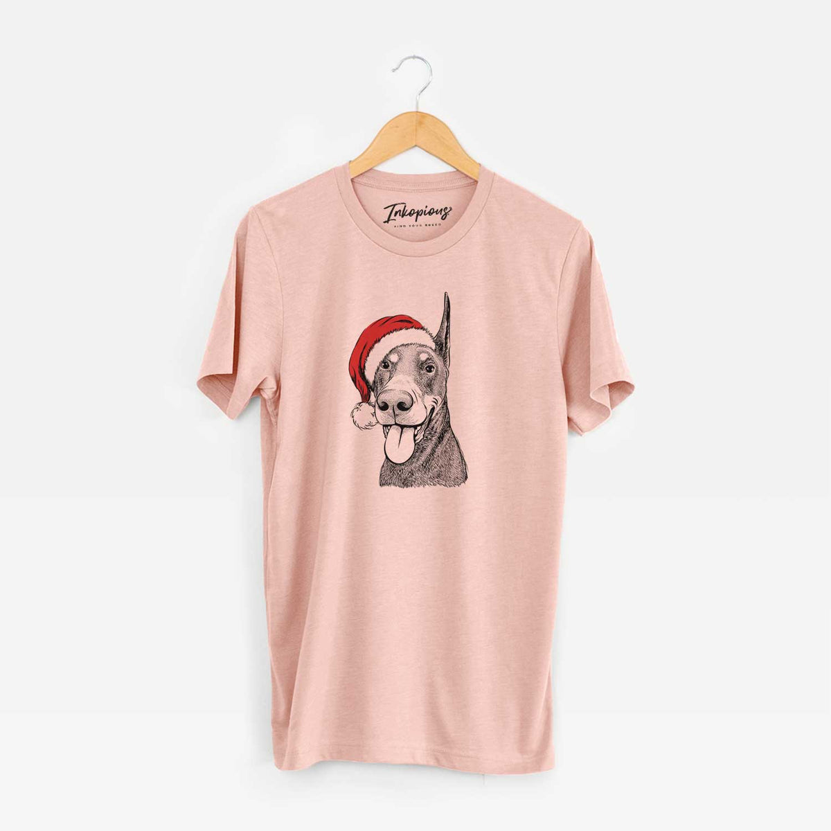 Santa Happy Sunny the Doberman Pinscher - Unisex Crewneck