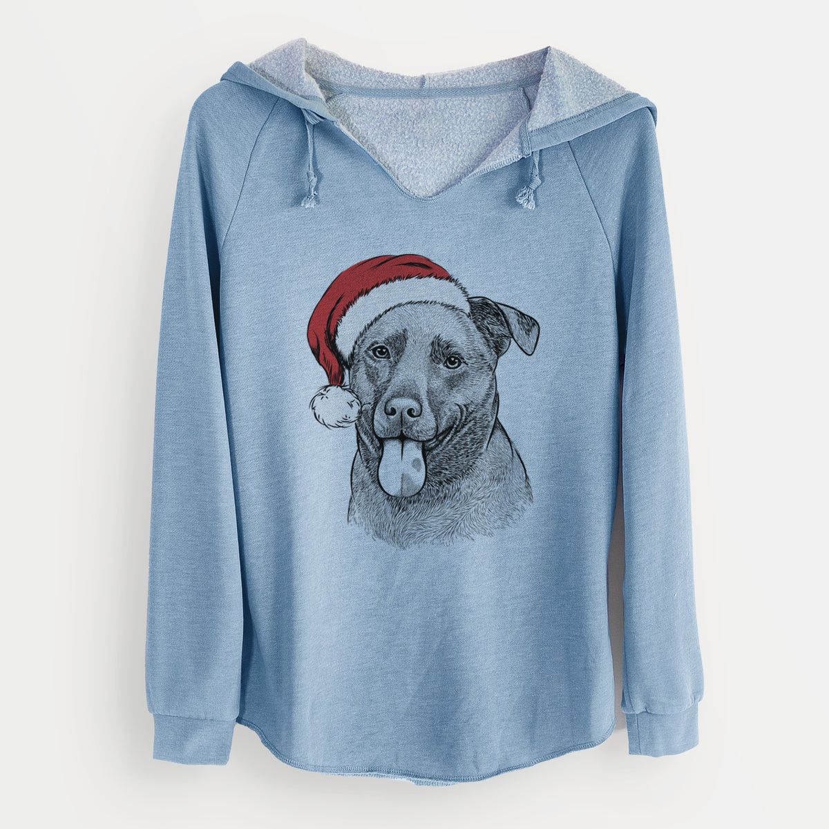 Santa Harbor the Mixed Breed - Cali Wave Hooded Sweatshirt