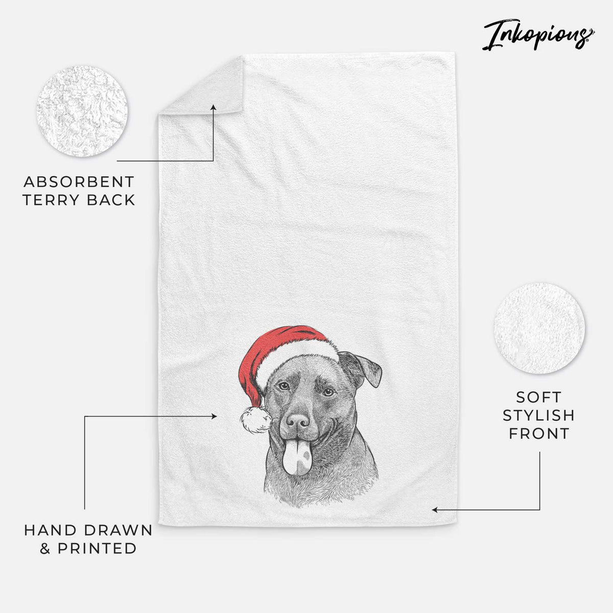 Harbor the Mixed Breed Decorative Hand Towel