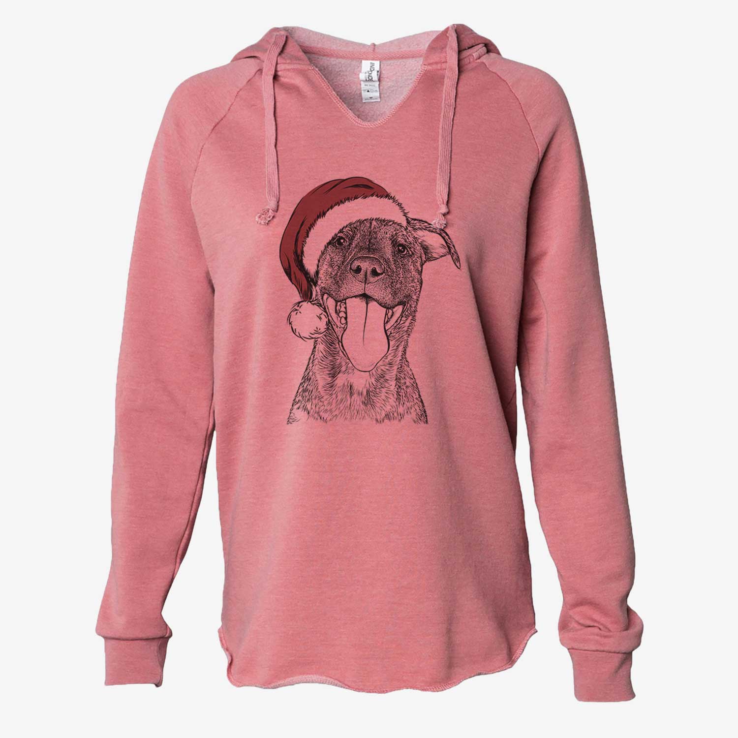 Harley the Pitbull Mix - Cali Wave Hooded Sweatshirt