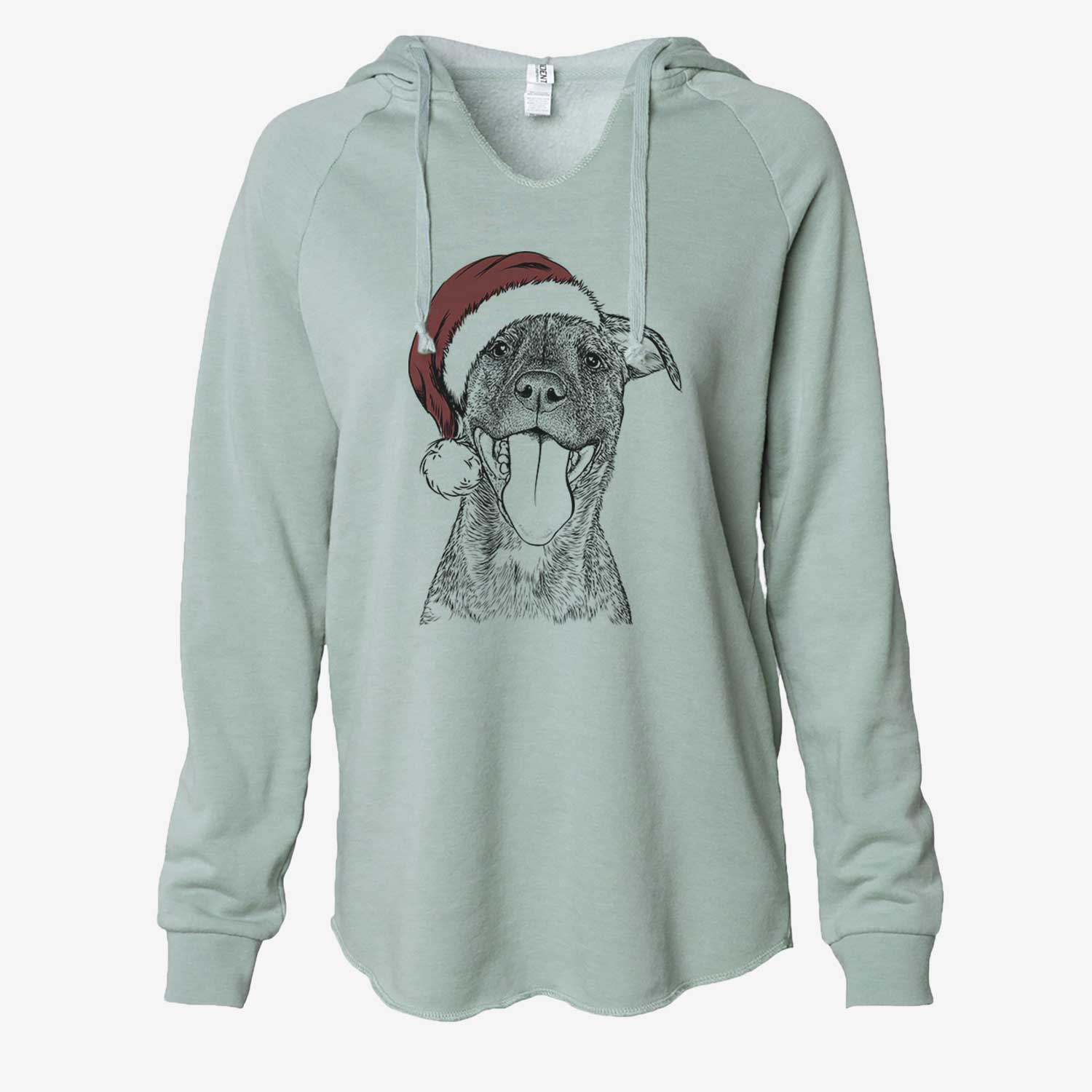 Harley the Pitbull Mix - Cali Wave Hooded Sweatshirt