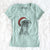 Santa Harley the Pitbull Mix - Women's V-neck Shirt