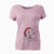 Santa Harley the Pitbull - Women's V-neck Shirt