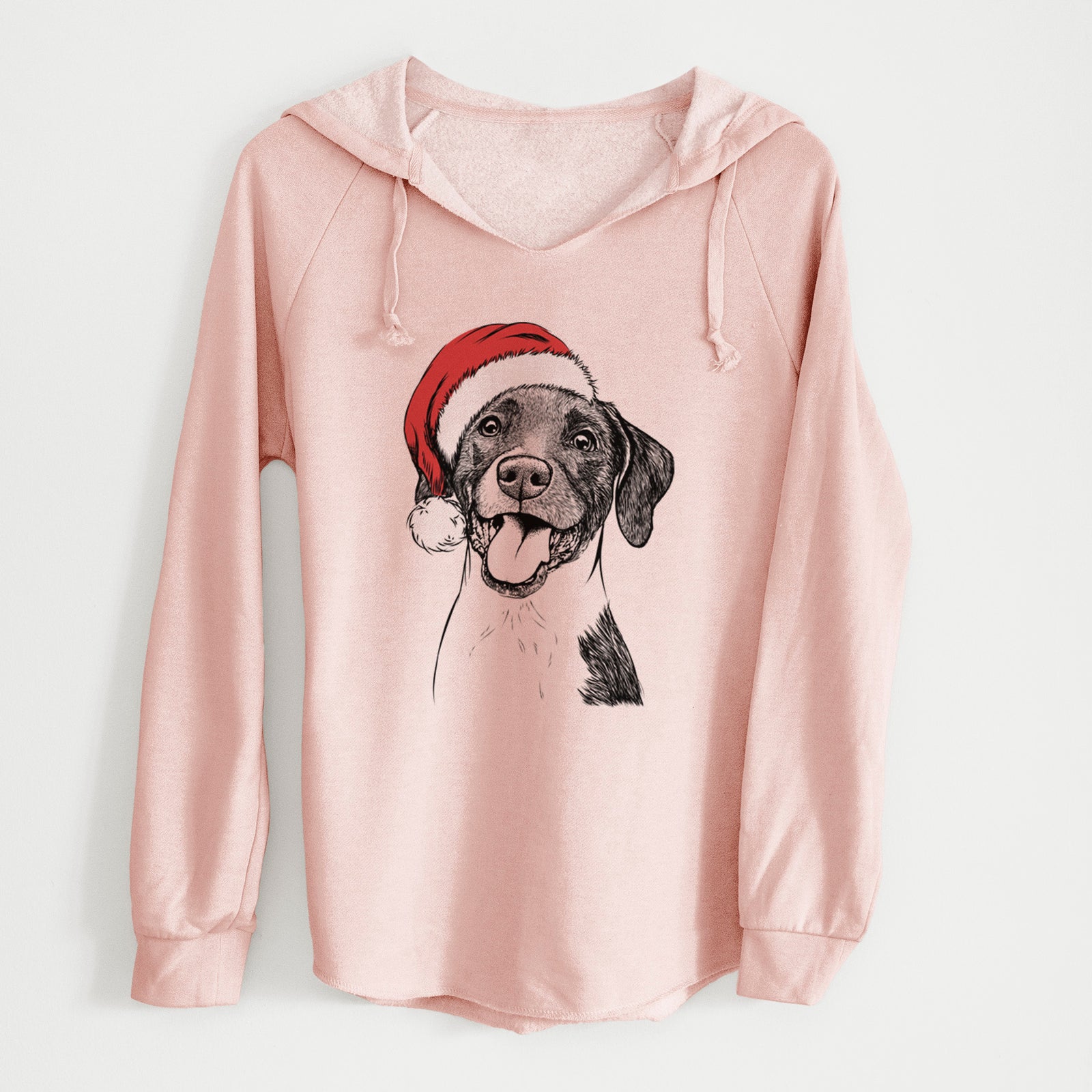 Santa Harper the Mixed Breed - Cali Wave Hooded Sweatshirt