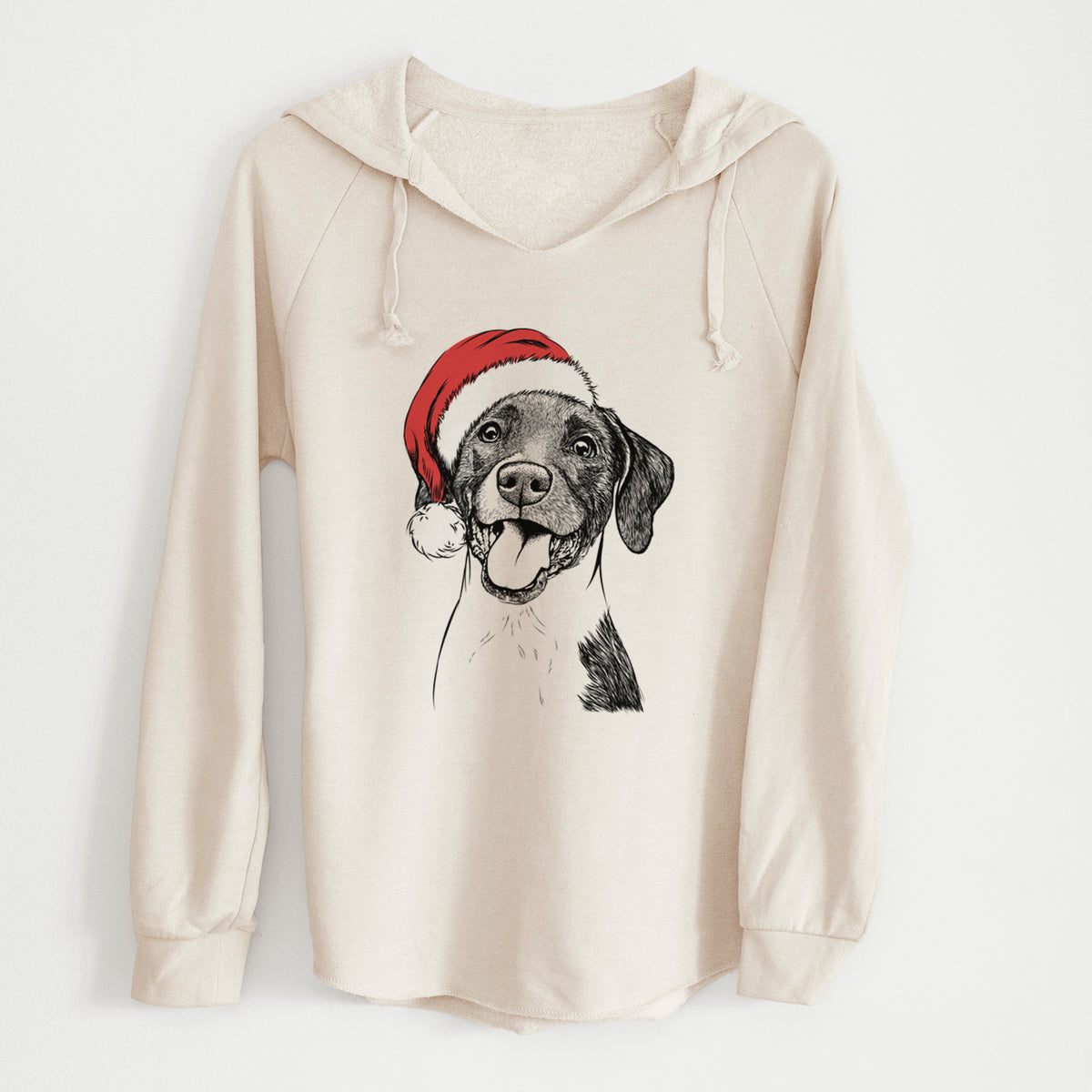 Santa Harper the Mixed Breed - Cali Wave Hooded Sweatshirt