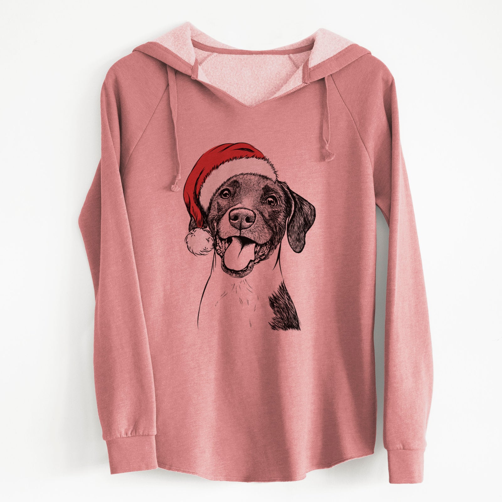 Santa Harper the Mixed Breed - Cali Wave Hooded Sweatshirt