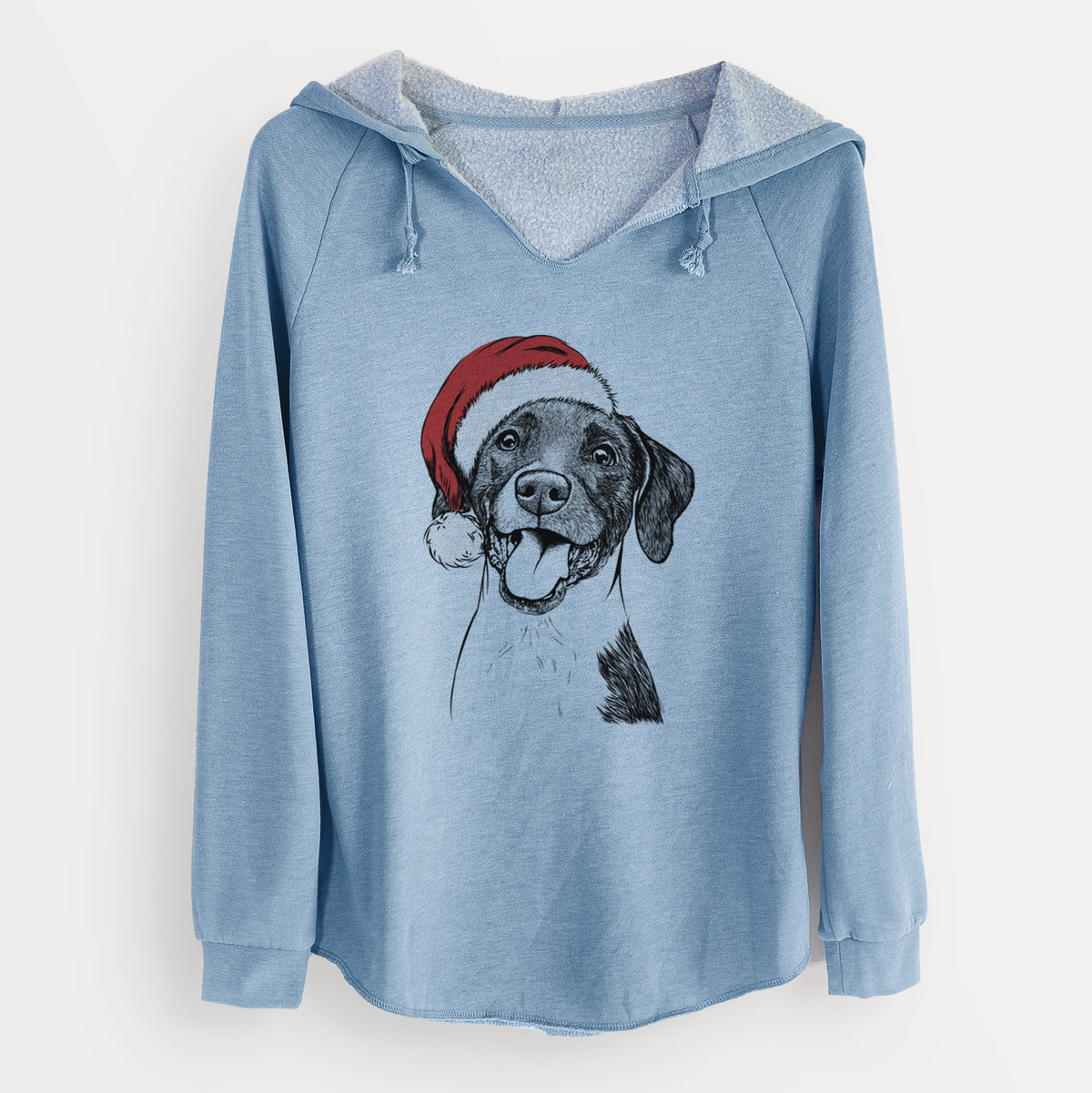 Santa Harper the Mixed Breed - Cali Wave Hooded Sweatshirt