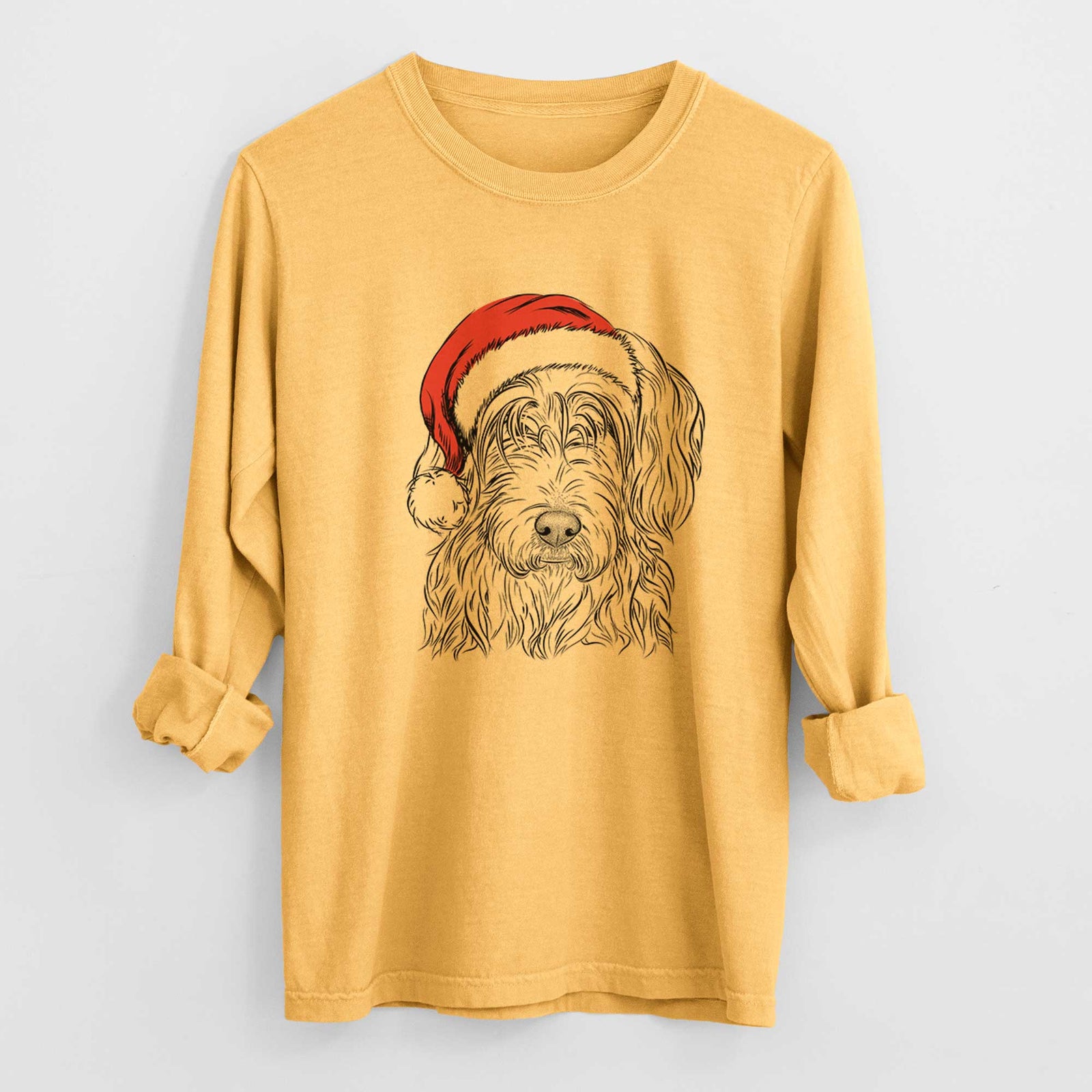 Santa Harry the Mixed Breed - Heavyweight 100% Cotton Long Sleeve