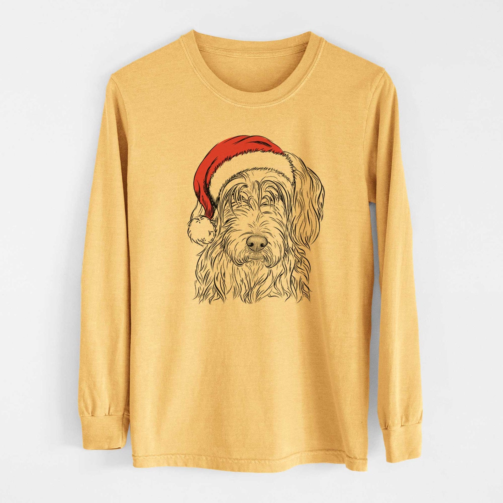 Santa Harry the Mixed Breed - Heavyweight 100% Cotton Long Sleeve