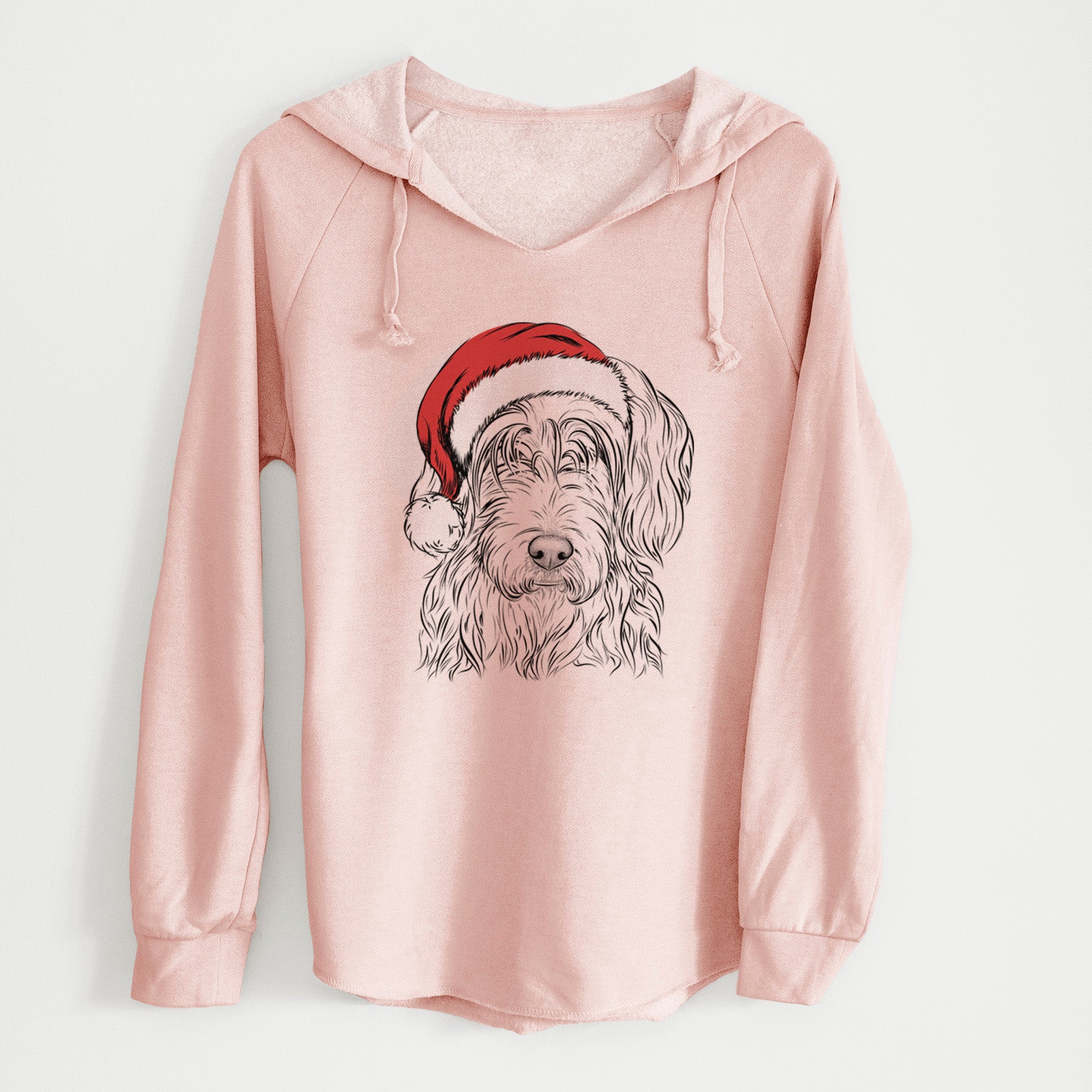 Santa Harry the Mixed Breed - Cali Wave Hooded Sweatshirt