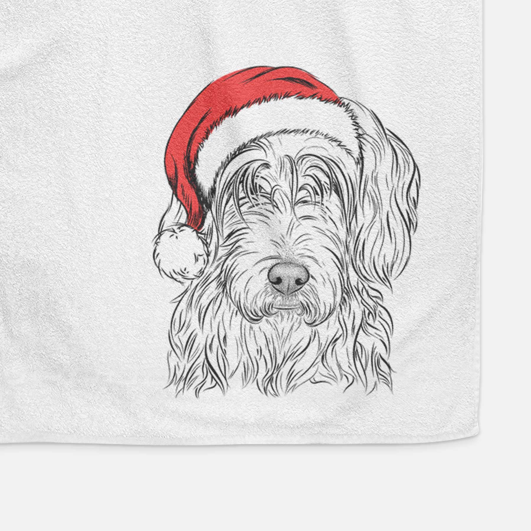 Harry the Mixed Breed Decorative Hand Towel