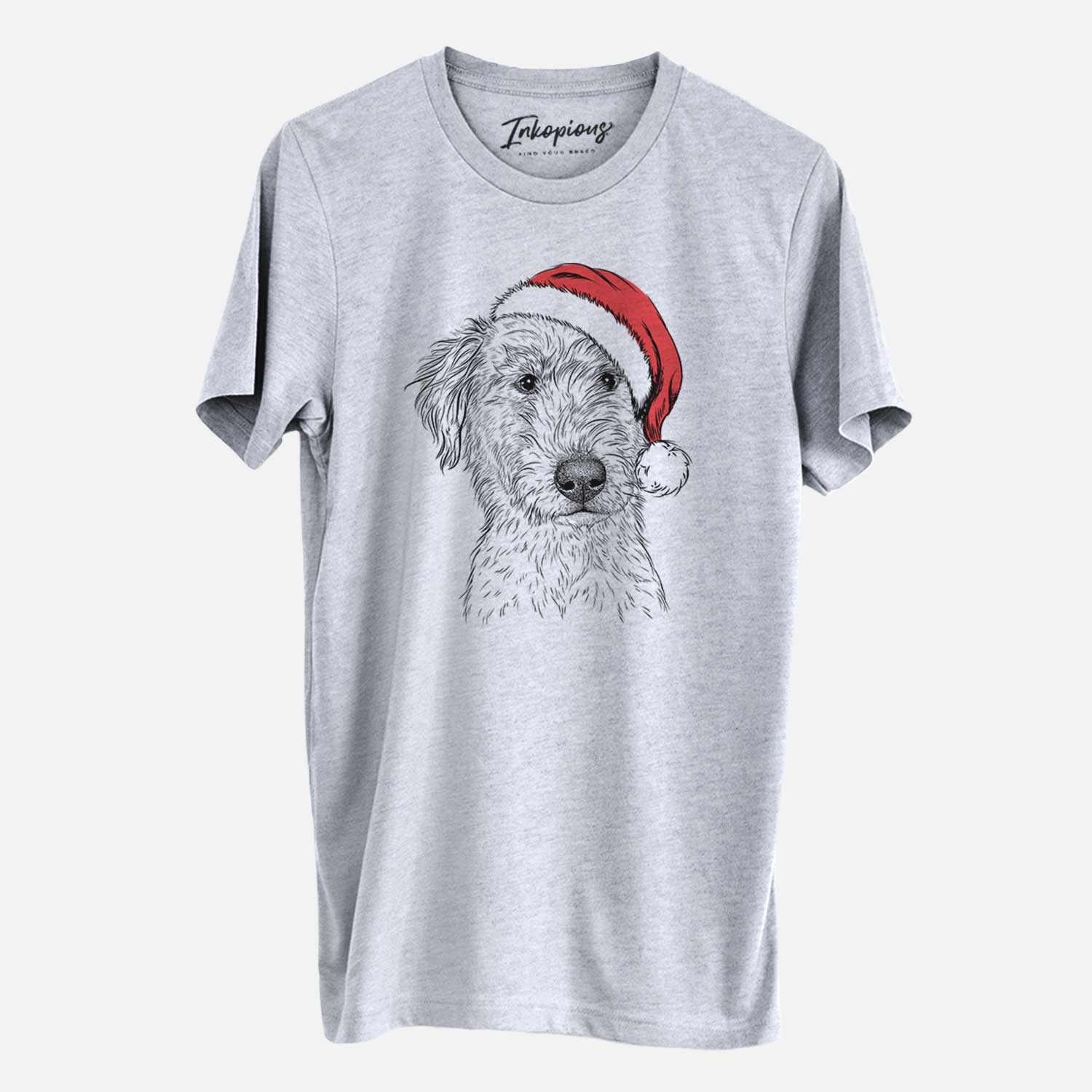 Santa Harry the Mixed Breed Puppy - Unisex Crewneck