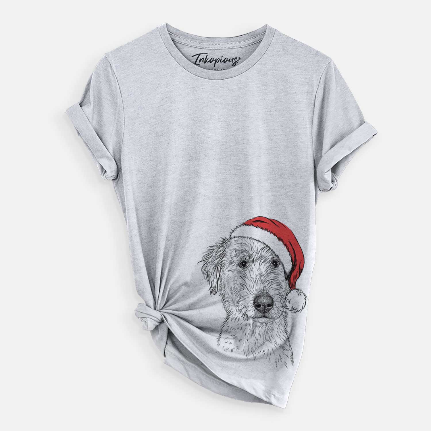 Santa Harry the Mixed Breed Puppy - Unisex Crewneck