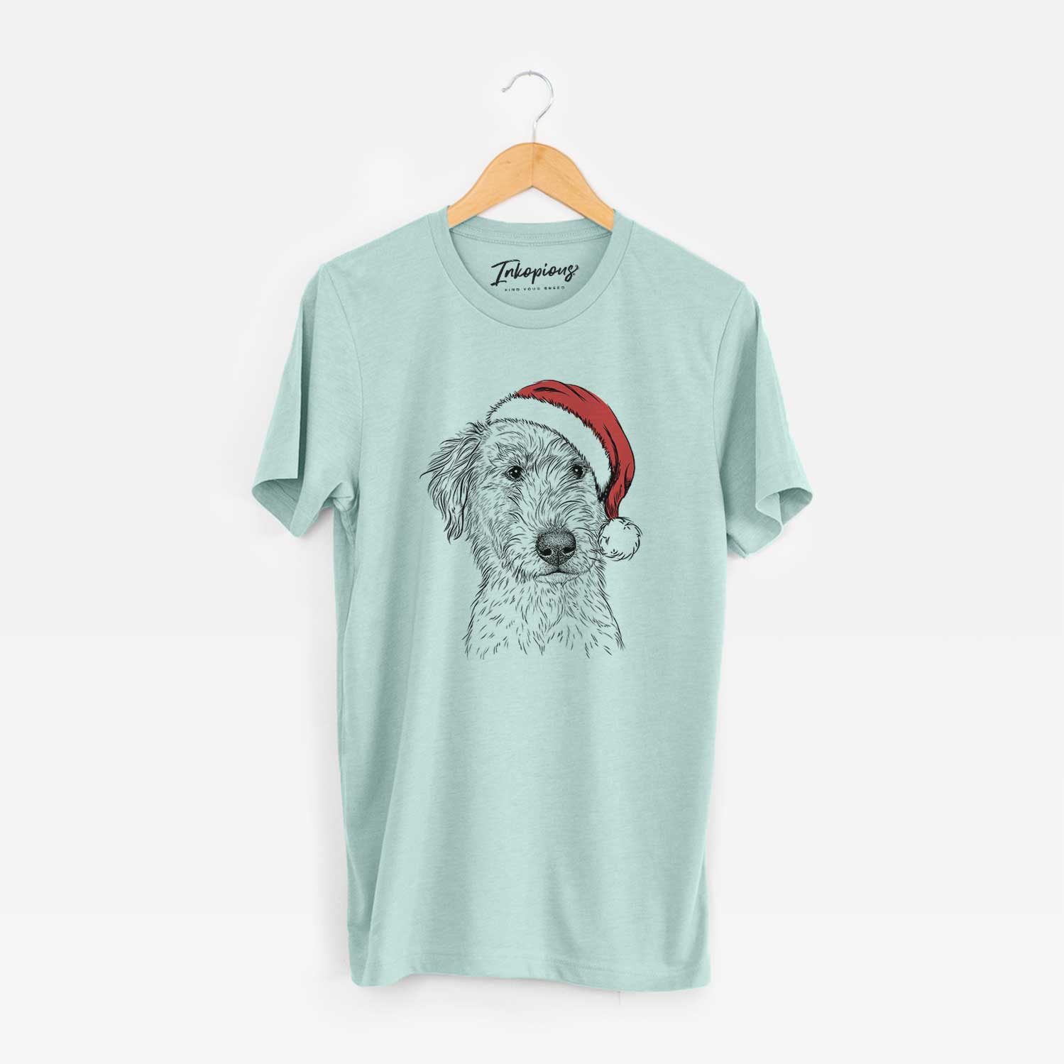 Santa Harry the Mixed Breed Puppy - Unisex Crewneck