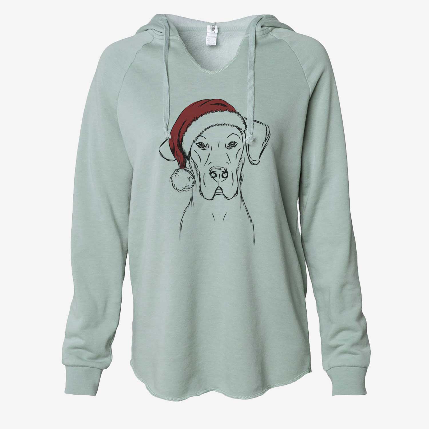 Harvey the Great Dane - Cali Wave Hooded Sweatshirt